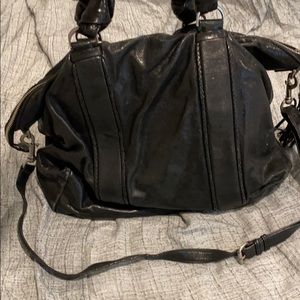 Cole haan black leather bag